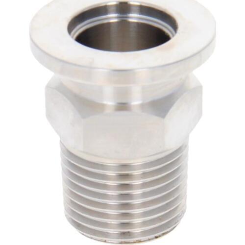 1PCS KF16 ~ KF25 Flange Adapter Hexagonal External Thread 3/4''~1'' PT Outer Diameter Vacuum Stainless Steel Flange Pipe Fitting