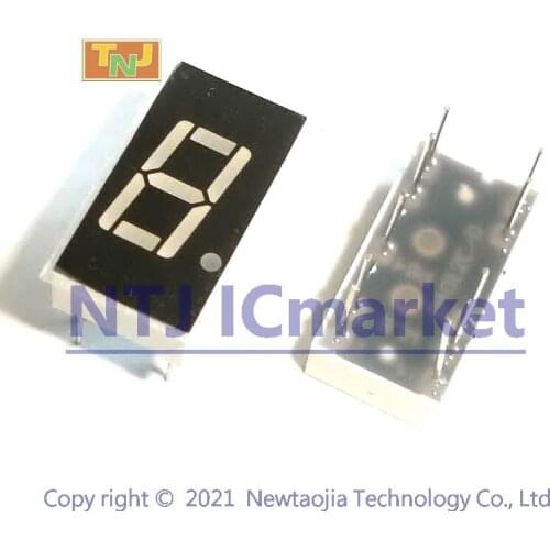 10 PCS Red 1/2/3 Digit, 0.4 inch 7 Segment LED Display, Common Anode or Cathode, 1/2/3 bits