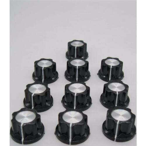 10pcs Hat MF-A02 potentiometer knob WH118/WX050 bakelite knob diameter 23MM copper core inner hole 6mm