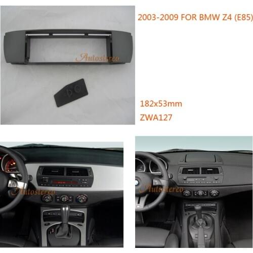 11-127 Car Radio Face Fascia Plate Panel Frame Auto radio fascia installation for BMW Z4 (E85) 2003-2009 Stereo Fascia