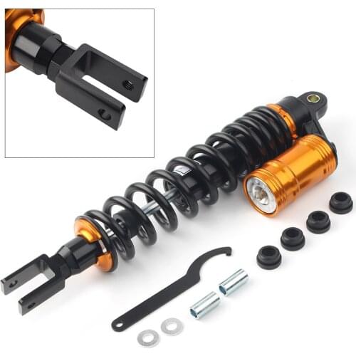 415mm Universal Motorcycle Rear Shock Absorber 10mm Spring Suspension For Yamaha Honda Suzuki Kawasaki 250cc Trail Dirt Bike ATV