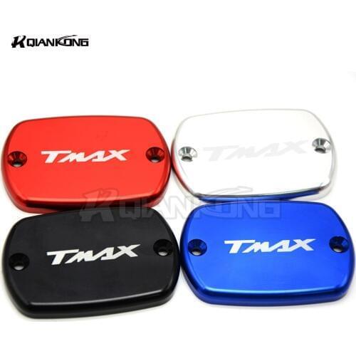 R QIANKONG accessories CNC Brake Fluid Reservoir Cap Cover brake fluid reservoir For yamaha T-MAX500 2008 2009 2010-2017 TMAX530