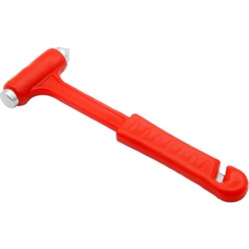 ALLOYSEED 2 in 1 Mini Car Safety Hammer Life Saving Escape Emergency Hammer Seat Belt Cutter Window Glass Breaker Escape Tools