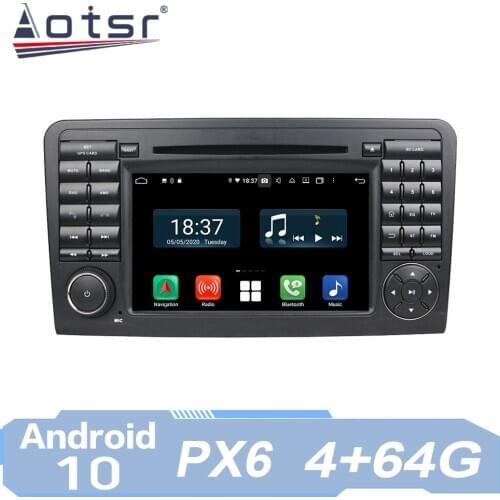 AOTSR Car Auto Android 10 Radio For Mercedes Benz CLASS ML W164 X164 ML350 ML300 GL500 ML320 ML280 GL350 GPS Multimedia Player