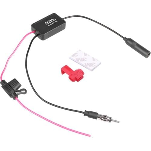 Auto Car Radio FM Antenna Signal 12V Amplifier Booster For Marine Car Vehicle Boat 330mm FM Amplifier High accuracy Universal