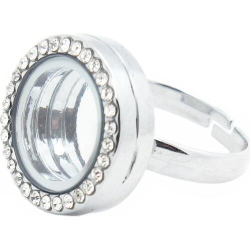 Diylocket Rings With Crystals