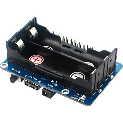 For Raspberry Pi 4B/3B+/3B UPS Mobile Power Expansion Board Pi4 Generation Power Supply Expansion Module 5V Output