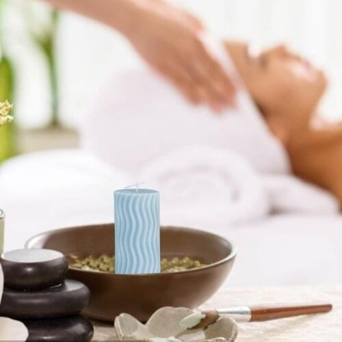 Cylindrical Candle Mould Silicone Geometric Modern DIY Homemade Craft Tool Aromatherapy Candle Molds Diy Mold Candle Making Kit