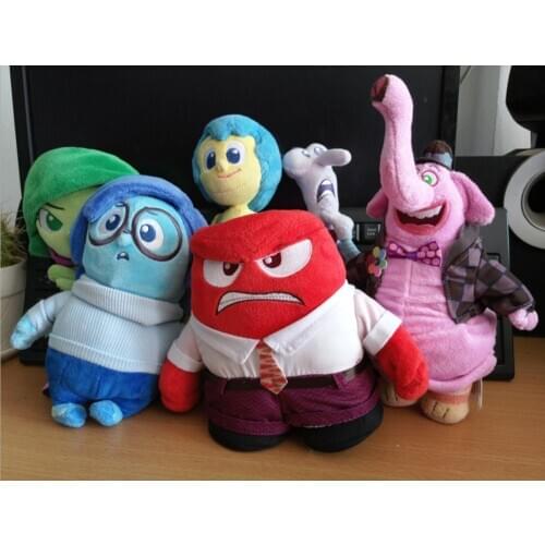 Hot Sale Plush Toys Sadness Fear Joy Disgust Anger Soft Stuffed Toy Doll Inside Out Toy For Kids