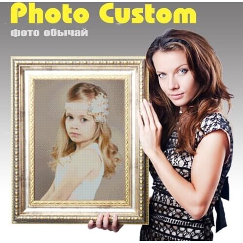 Huacan 5D Diamond Painting Full Square/Round Drill Diamond Embroidery Custom Picture Of Rhinestones Diamond mosaic Sale