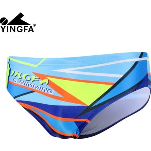 YINGFA Boys competitive swimwear swimming kids swim briefs competition swimsuits for men Professional swimsuit Triangle