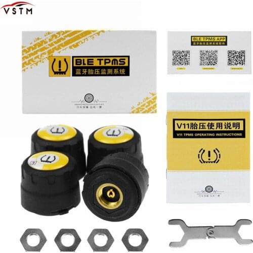 New Sensors Bluetooth 4.0 For Android and IOS Bes BLE TPMS Low Energy Car External Sensor TPMS Tire Pressure Monitoring System
