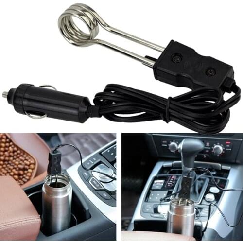 Portable High Quality Safe Warmer Fashion Durable 12V Car Immersion Heater Auto Electric Tea Coffee Water Heater Travel Camping