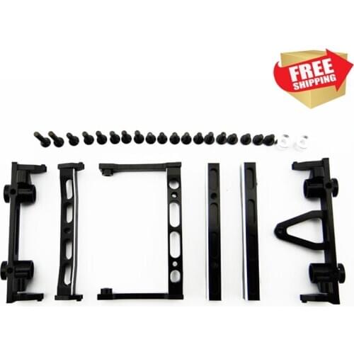Radio control RC aluminum chassis rail brace set for the Axial SCX10 option upgrade parts