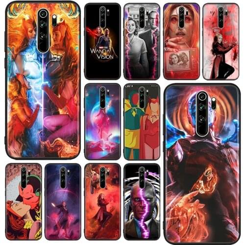 Marvel Avengers Wanda Vision For Xiaomi Redmi Note 10S 10 9 9S 9T 8T 8 7 6 5 Pro Max 5A 4X 4 5G Soft Silicone Phone Case
