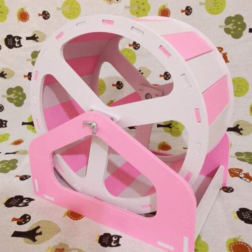 Silent Hamster Running Wheel Exercise Running Wheel with Adjustable Stand Spinner for Hamster Rat Mouse Small Animal Toys Suppli