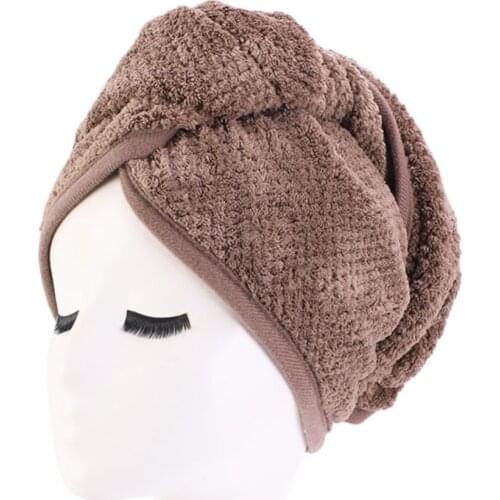Turban Hat Reusable Bathroom Microfiber Girls Fast Drying Quick Ladys 1PC Super Water-absorbent Womens Polyester Dry Hair Towel