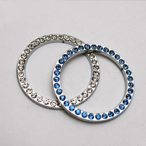 Diamond Ignition Switch Cover Decoration Sticker Protection Ring for Suzuki SX4 SWIFT Alto Liane Grand Vitara Jimny SCross