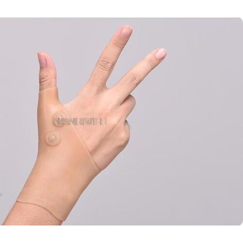 1pcs Silicone Gel Therapy Wrist Thumb Support Gloves Arthritis Pressure Corrector Gloves Carpal Tendonitis Protection Gloves