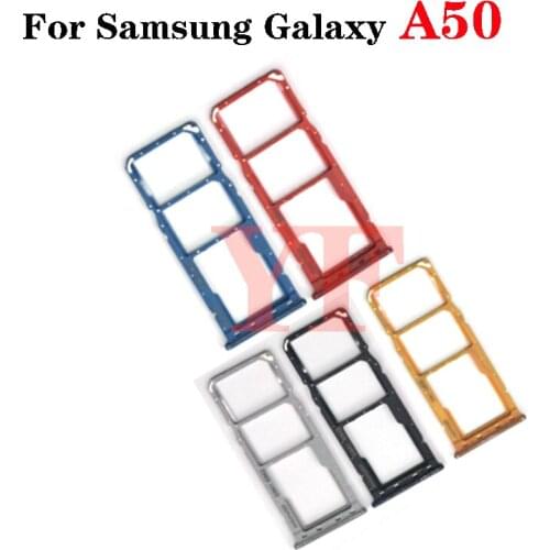 10pcs For Samsung Galaxy A80 A50 A40 A10 A805 A505 A405 A105 Sim Card Slot Tray Holder Sim Card Reader Socket