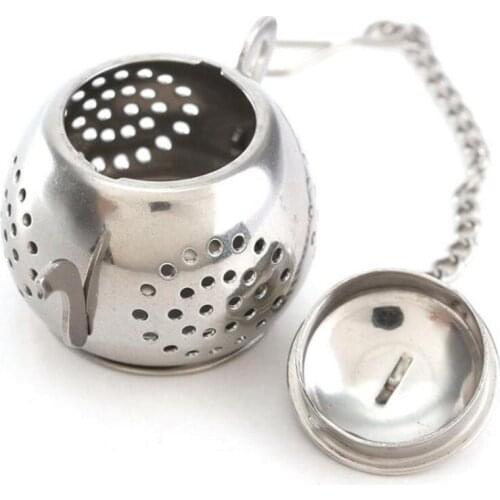 100pcs Teapot Pot Shape Stainless Steel Leaf Tea Infuser Filter Strainer Ball Spoon