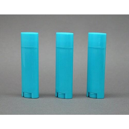 200 Pcs/lot 5g Lipstick Tube Lip Balm Containers Empty Cosmetic Containers Lotion Container Glue Stick Blue Travel Bottle