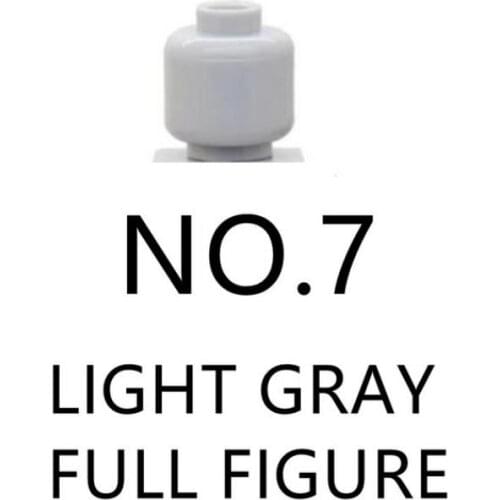 40pcs/Lot Doll Mini Figure Building Blocks Blank Solid Color Figures Without Prints Photo Frame Decors Toys Figures 40 Colors