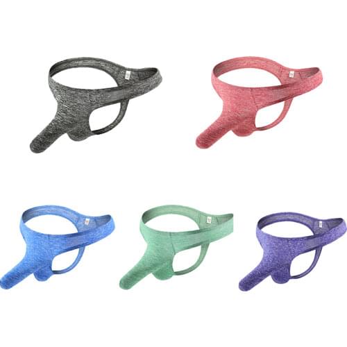 5PCS Mens Sexy Modal Underwear Male Briefs Men Low Rise U Convex Pouch Brief Underwear Men Stretch Breathable Underpants Briefs