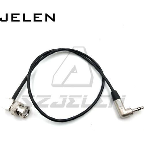 C300/500 f55/ amira / zoom F8 mixpro t10 Tentacle Time code Cable 3.5mm Mini TRS Jack To Straight BNC