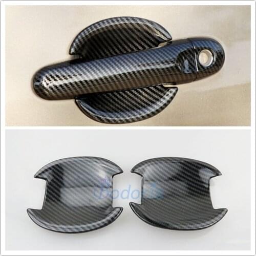 For Nissan Juke 2011-2013 2014-2017 2018 2019 Door Handle Bowl Trim Grab Holder Protecter Stikcer Strips Car-styling Accessories