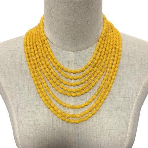 Elegant Multilayer Necklace Jewelry Bohemian African Beads Necklaces for Women Handmade Jewelry Statement Torques Gifts B188
