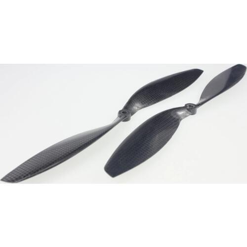 F05302 12x3.8 3K Carbon Fiber Propeller CW CCW 1238 CF Props Propeller For RC Quadcopter Hexacopter Multi Rotor UFO
