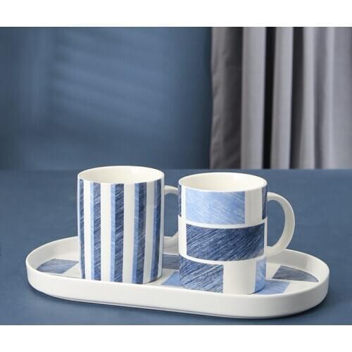 Nordic Coffee Mug Ceramics Japanese Hand Painted Simple Espresso Cups Creative Retro Coffee Cup Tazas De Cafe Drinkware DA60MKB