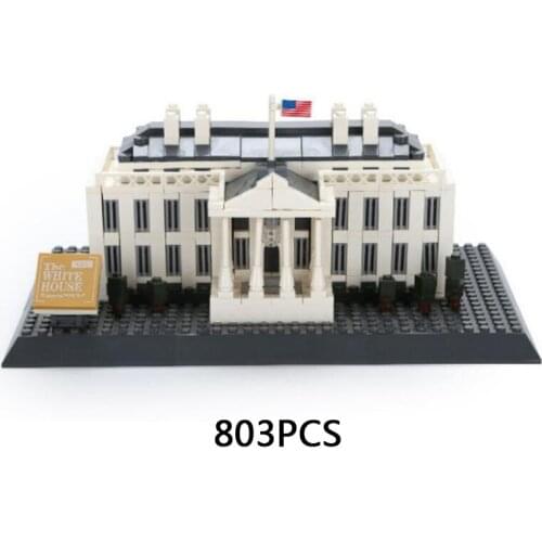 Disney Mickey Around the World build block Presidential palace of the United States brick toy Washington White House nanobrick