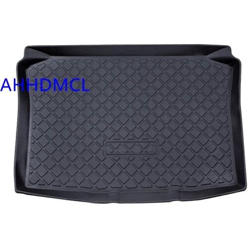Car Trunk Mat 3D TPO Trunk Pad Tail Box Cushion Rug Cargo Liner Carpet For Polo Hatchback 2011 2012 2013 2014 2015 2016 2017