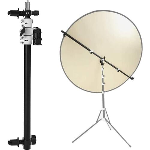 Selens Reflector Bracket Extendable 360 degree swivel boom arm support with adjustable length 55-135cm for photography