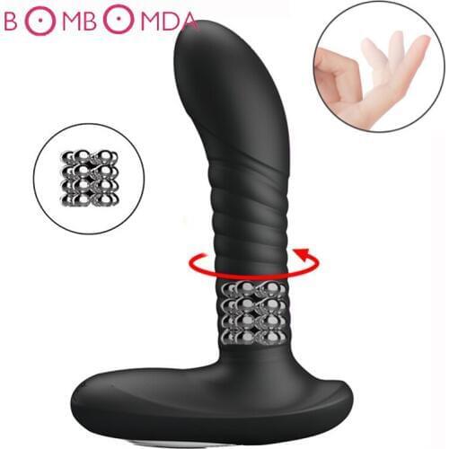 Male Masturbator Prostate Massage Vibrators USB Charging Dildo Butt Plug Stimulator Anal Vibrator Sex Toys for Men Anal Prostata