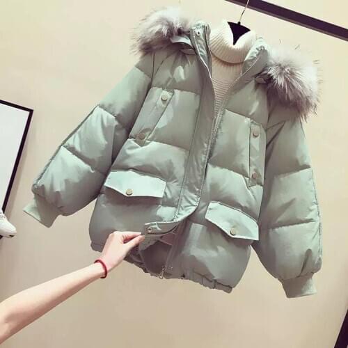 2020 New Winter Down Cotton Coat Women Short Loose Bread Coat Winter Jacket Women Clothing Casual Wild Female Jackets Parka