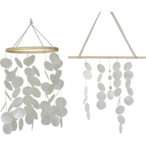 Natural Shells Wind Chime Bedroom Balcony Room Ornament Outdoor Garden Decorations Creative Birthday Gifts