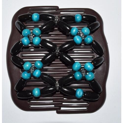 Standard comb black and blue beads 20pcs/lot magic comb