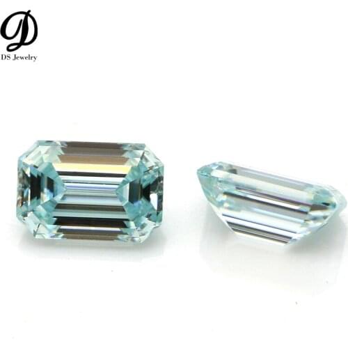 Super Quality 7*9MM Beautiful Light Blue Moissanite For Rings