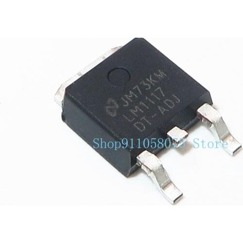 Free freight LM1117DT-ADJ LM1117DT LM1117 TO-252 20pcs