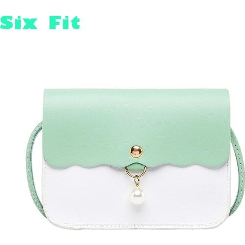 2021 Fashion Women Square Crossbody Summer Travel Phone Coin Purse Messenger Striped Pearl Shoulder Strap Tote Shoulder Bag Sac