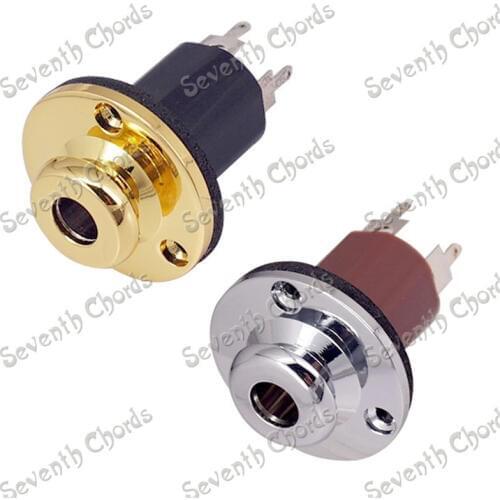 10 Pcs Electric Acoustic Bass Guitar output Input End Pin Jack 6.35 Equalizer Preamp Socket guitar accessories Guitar strap lock