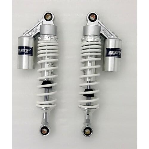 8mm spring 370mm/375mm/380mm motorcycle shock absorber for yamaha XT500 TT500 honda Kawasaki Suzuki RM370 RM125 ATV black chrome