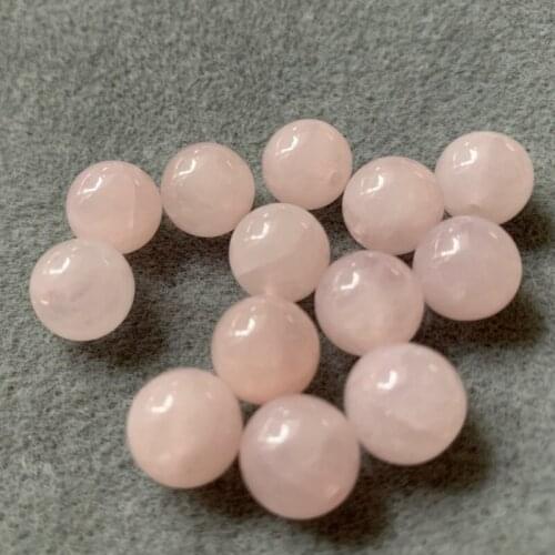 Natural Round Beads Rose Quartz Loose Bead 4/6/8/10mm for DIY Jewelry Making Bracelet Accessories