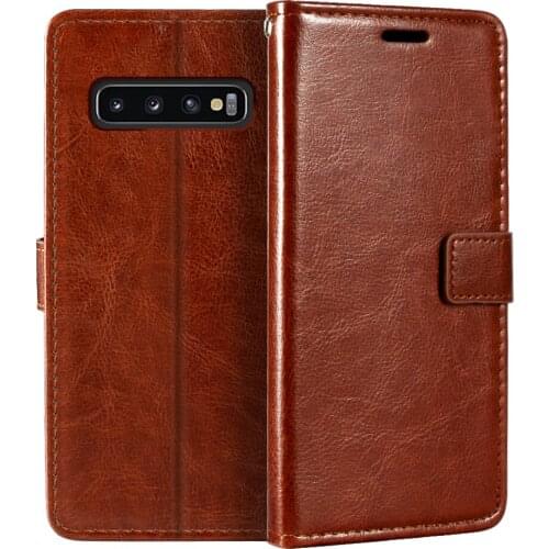 Case For Samsung Galaxy S10 Wallet Premium PU Leather Magnetic Case Cover With Card Holder And Kickstand For Samsung Galaxy S10