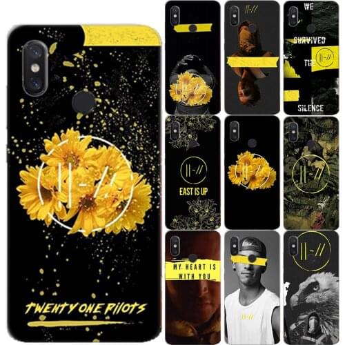 For Xiaomi Mi A1 A2 8 Lite 9 Pocophone F1 5X 6X Cover Twenty One Pilots 21 Soft TPU Case For Redmi 5 5A 6 Note 4 4X 5 6 7 Pro