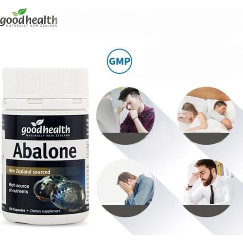 NewZealand Good Health Abalone Paua Extract 100Capsules Marine Vitamins Essential Minerals B12 Dietary Supplement for Eye Health