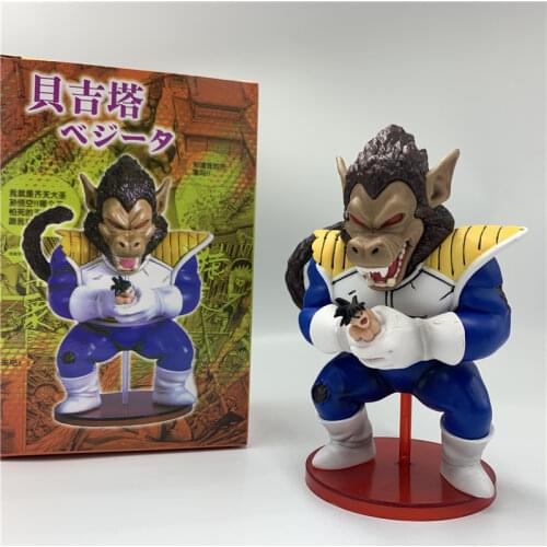 Japanese Anime Figure Beast Inspired Form Catching PVC Action Figure Gorillas Fighting VS Classic Scene